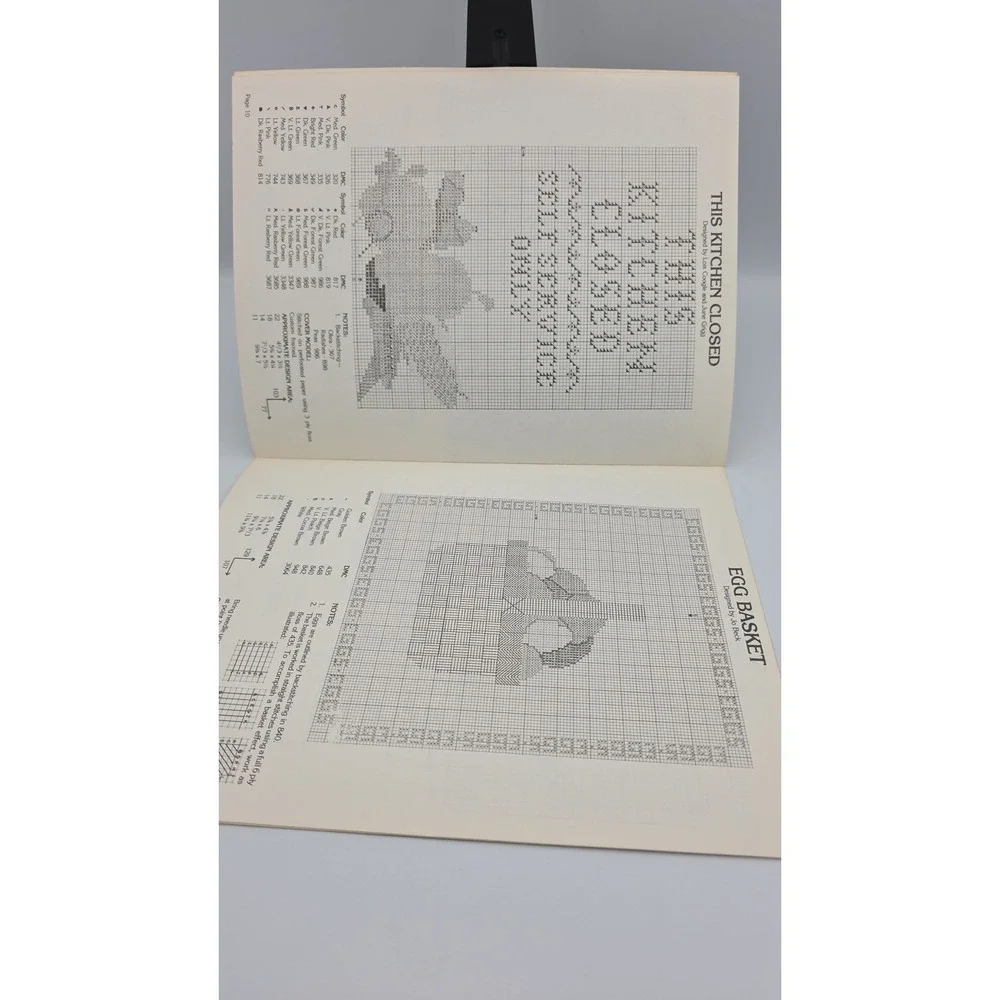 Kitchen Potpourri Book 6, 1980, Cross Stitch Pattern Booklet